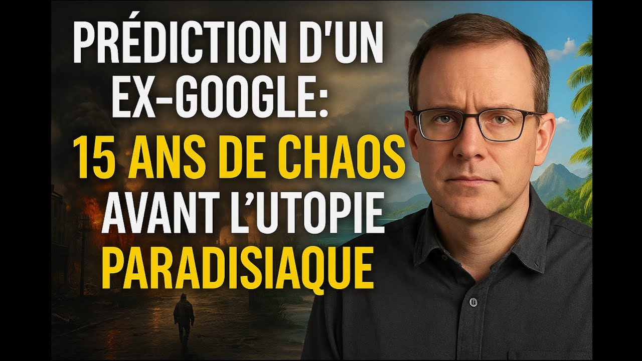 La pr&eacute;diction d'un ex-Google: 15 ans de DYSTOPIE avant l'UTOPIE
