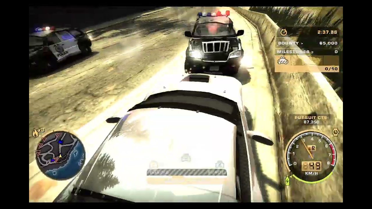 Challenge: Dodge 10 Roadblocks | NFS MOST WANTED