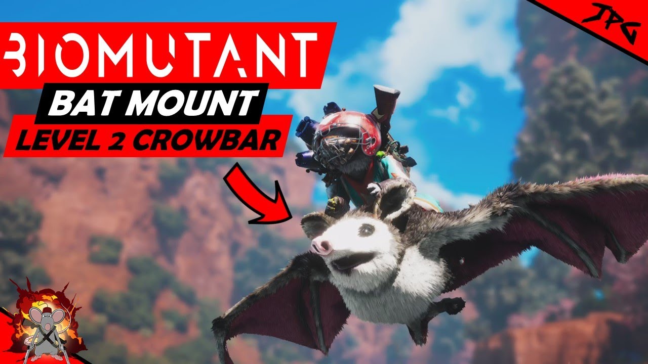 How To Get The BAT Tame IN BIOMUTANT! Plus Upgrade Your Crowbar To Level 2!