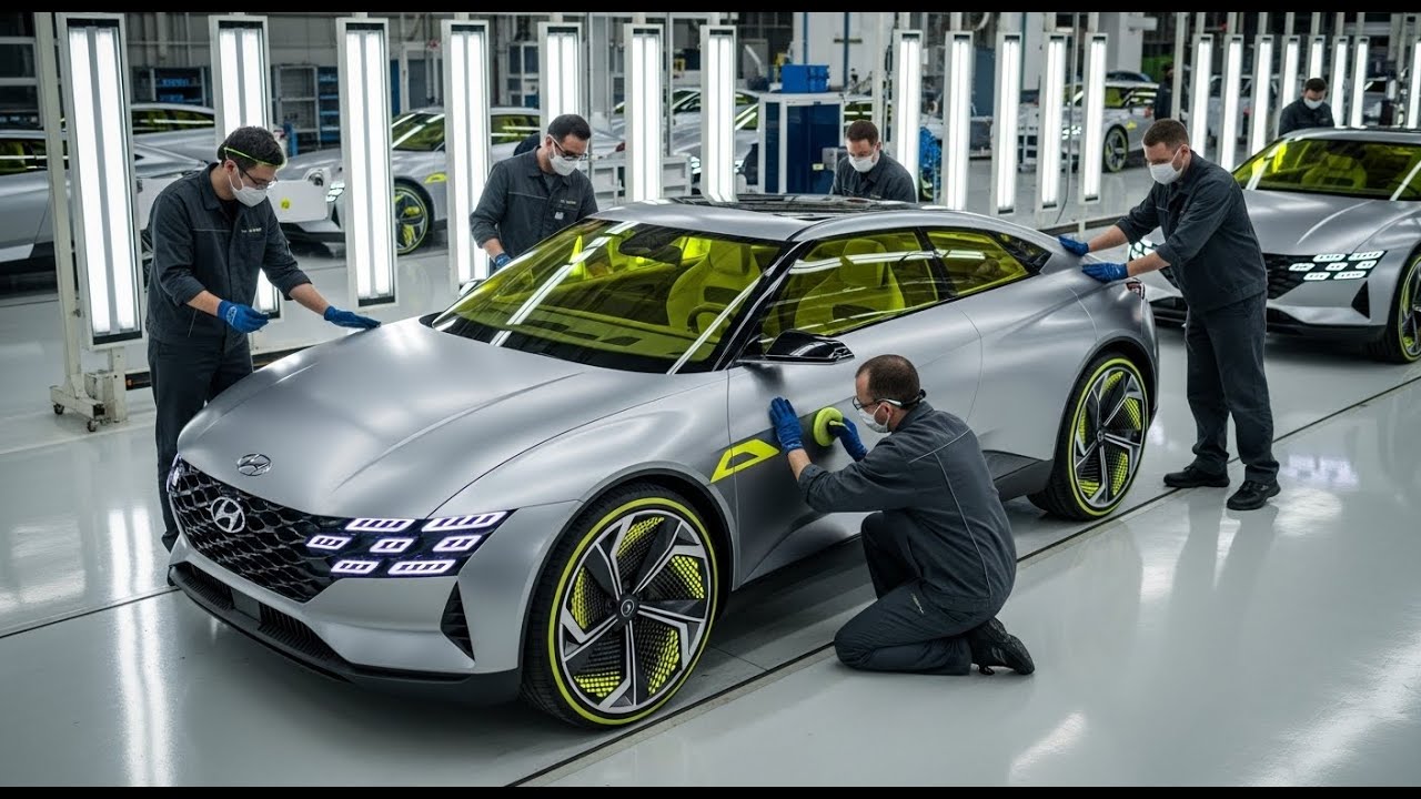 Inside the Billion-Dollar Factory Building the Hyundai Concept THREE (IONIQ 3)