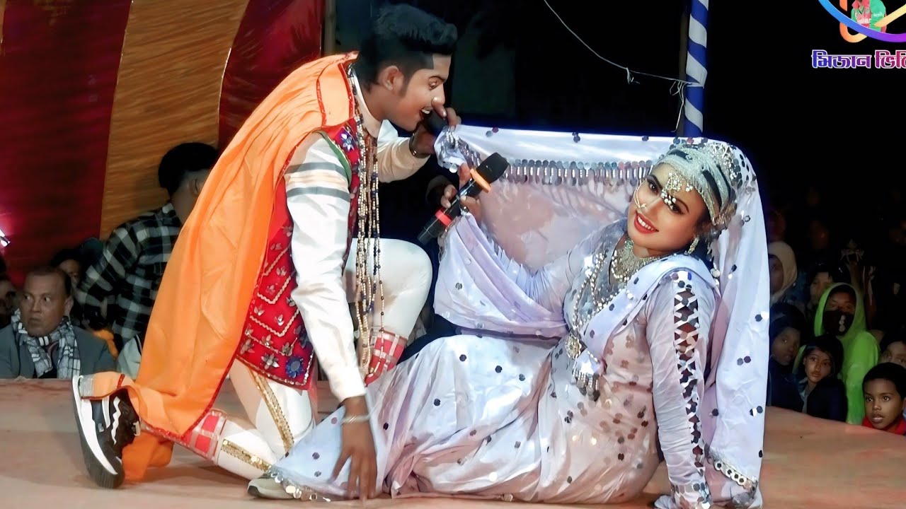 নায়ক শান্ত ও নায়িকা মিষ্টি | উজান দেশের নৌকার মাঝি রে পার করিয়া যাইওরে | শানুবান্দার ঘাট যাত্রা গান 