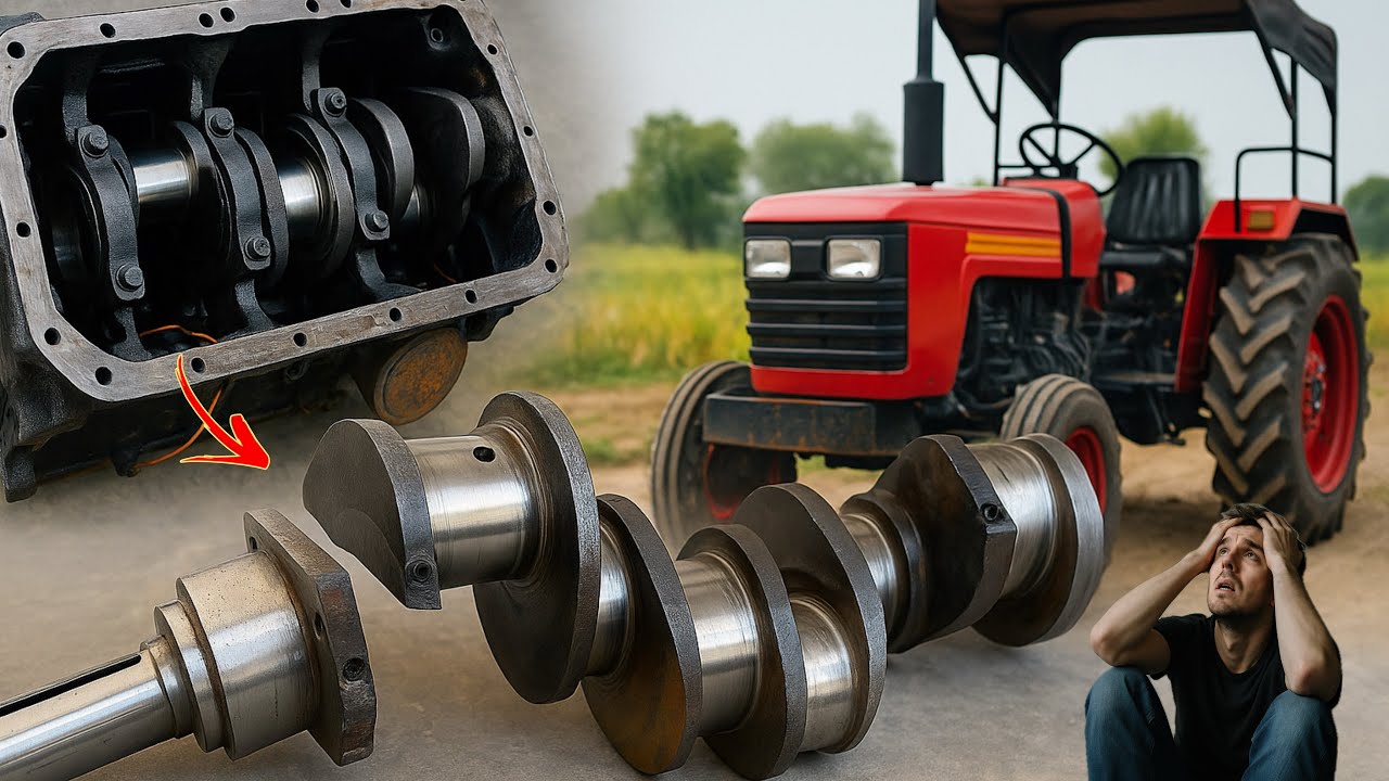 Startling Process //  How Merged A Broken Tractor Crankshaft in True Way From Pure Magical repairing