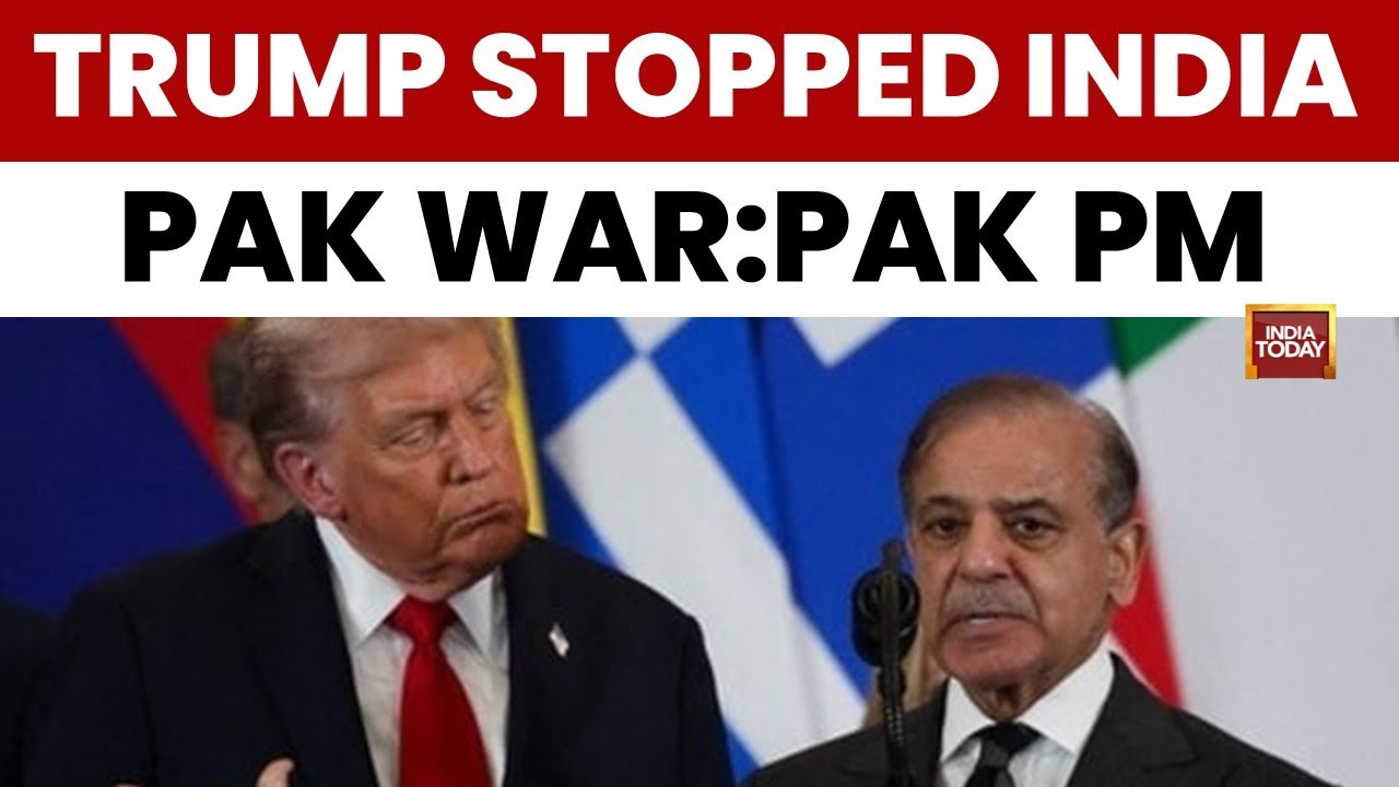 Pakistan PM Shehbaz Sharif Wants Nobel For Trump For 'Stopping' India War, Stirs Row | India Today