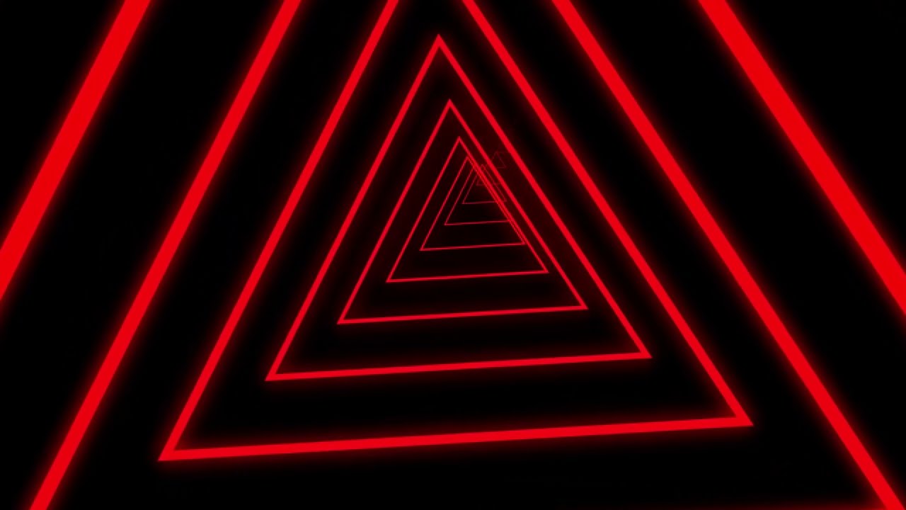 Glowing Neon Triangle Effect Video 4K | #Screensaver | #generativeart #trippyart #psychedelicart
