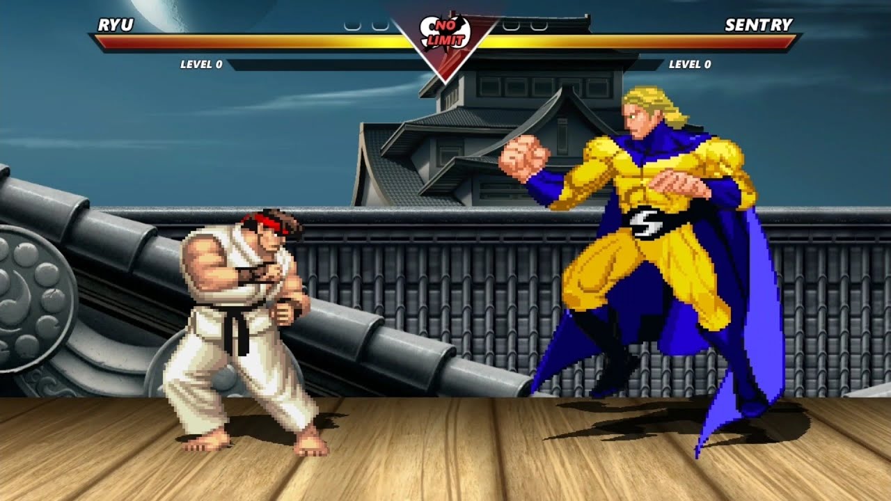RYU vs SENTRY - Highest Level Incredible Epic Fight!