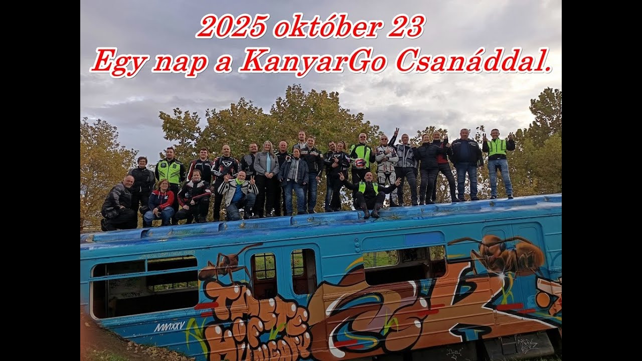 2025. október. 23 . Egy nap a KanyarGo Csanáddal.