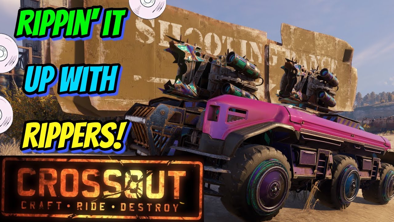 (CROSSOUT) Ripping up the wasteland!! #automobile #crossoutbuild #gaming #crossoutgameplay