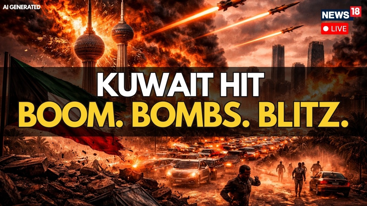 Middle East War LIVE: Kuwait Under Attack! Explosions Reported Amid Escalation Across Gulf | N18G