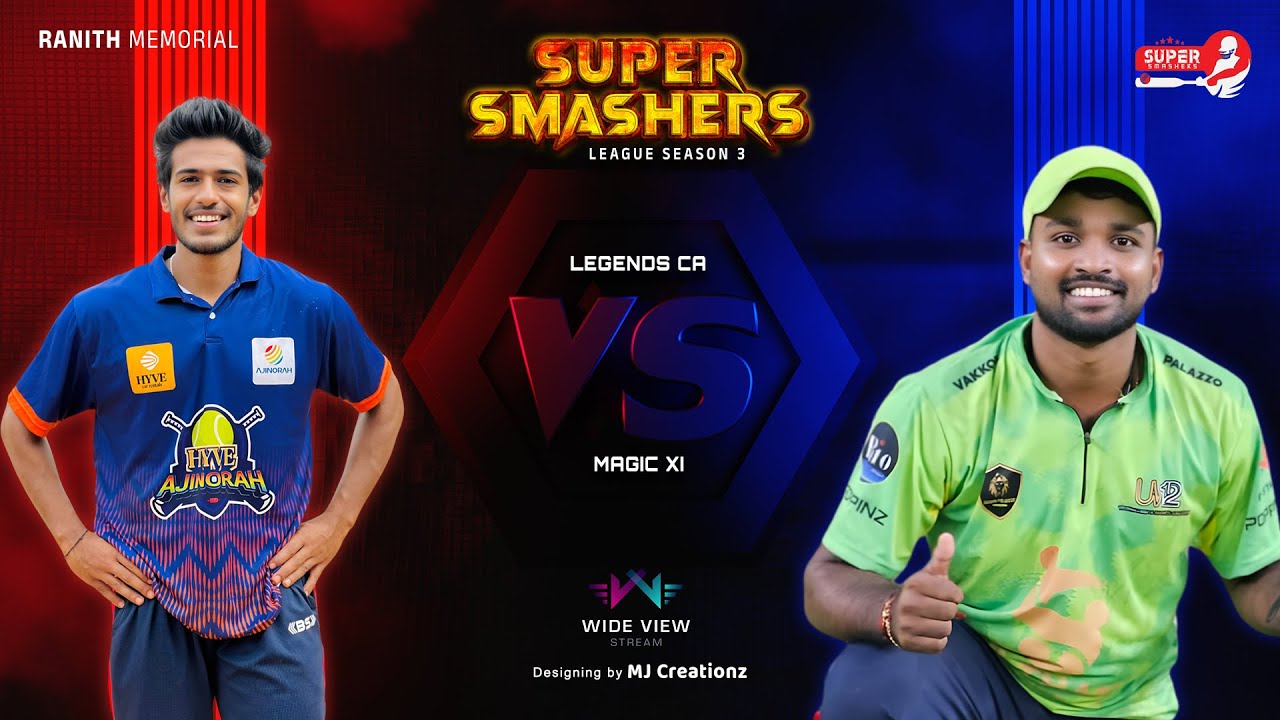 RANITH MEMORIAL | SUPER SMASHERS LEAGUE | SEASON 3 | WIDE VIEW STREAM LIVE