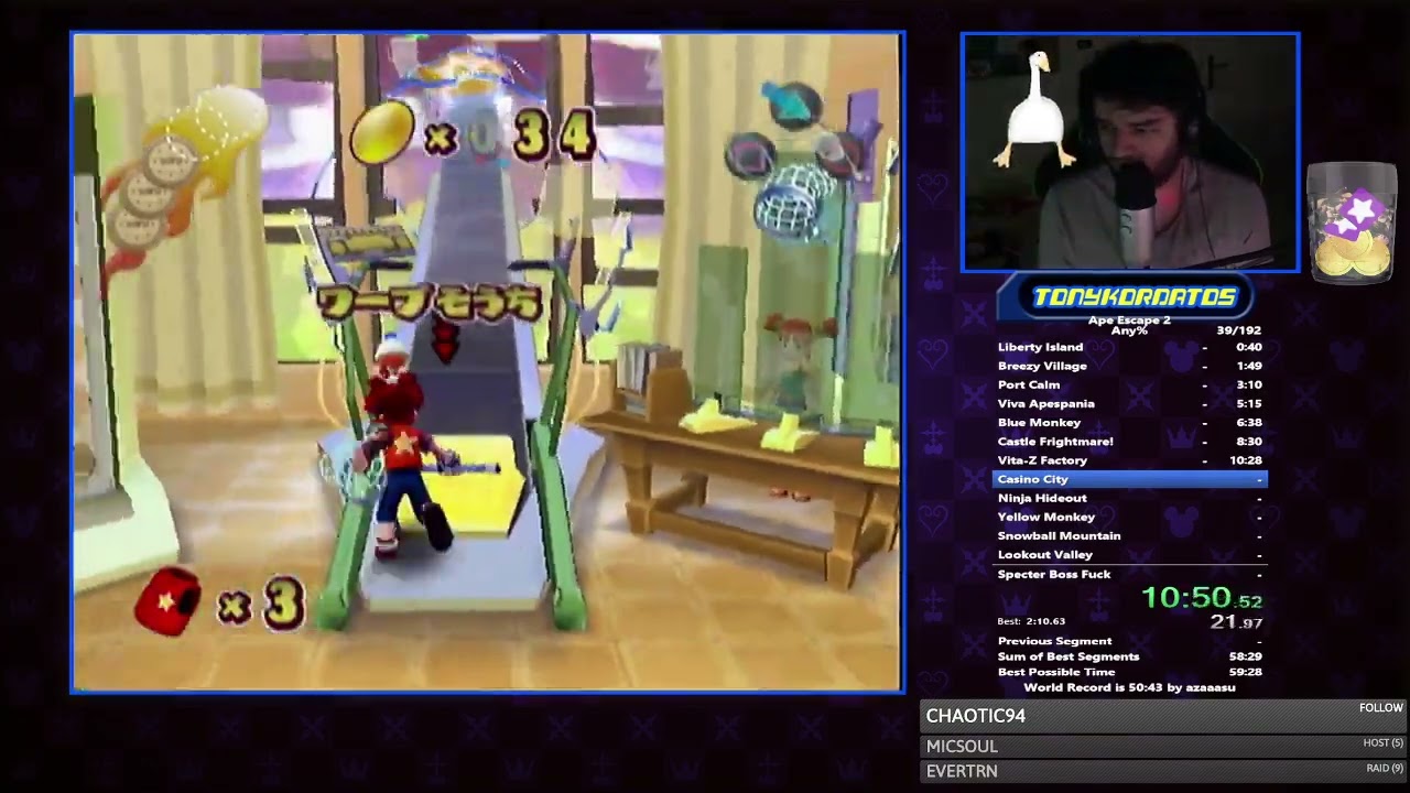 Ape Escape 2 Any% 1:03:23