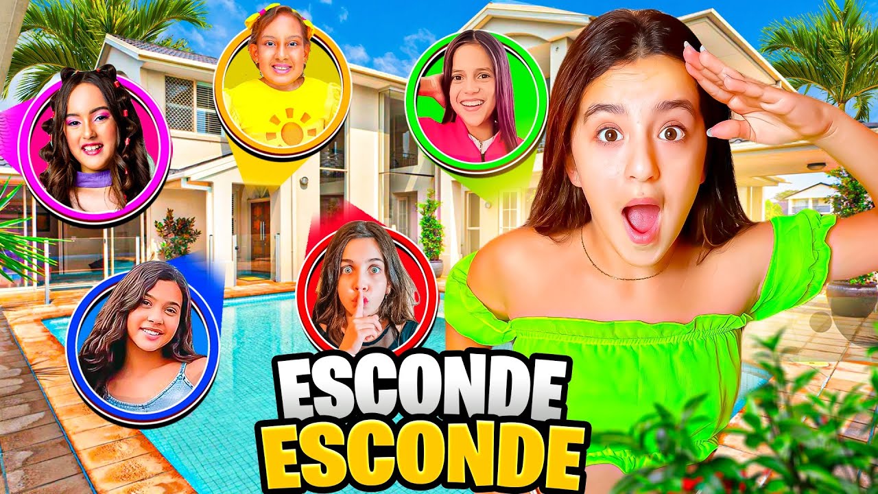 ESCONDE ESCONDE FT. IRMÃS PINA, MC DIVERTIDA, BELINHA, JESSICA, MAITÊ | MARCELA JARDIM