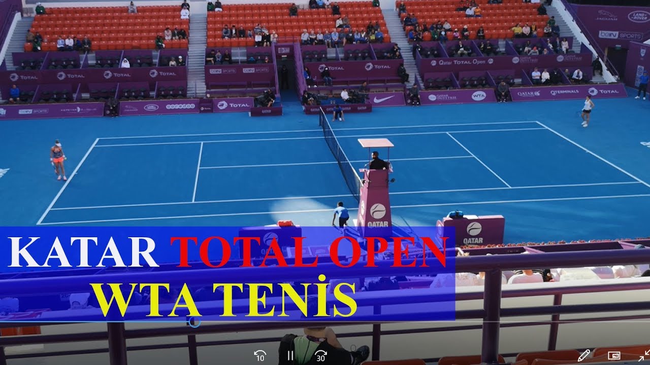 Katar ( Qatar ) Total Open 2019 WTA Tenis Turnuvası.