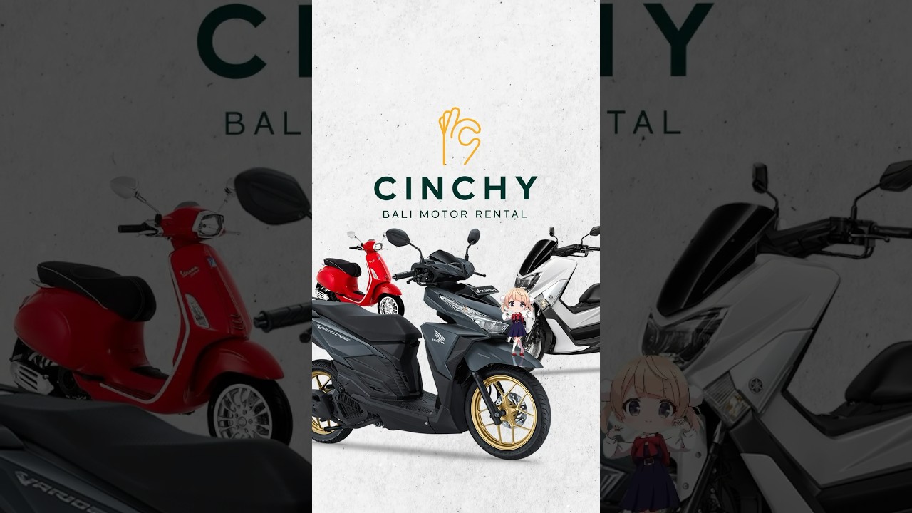 Find your perfect Bali ride: Rent from Cinchy Bali for an easy selection of Scooters that suits you