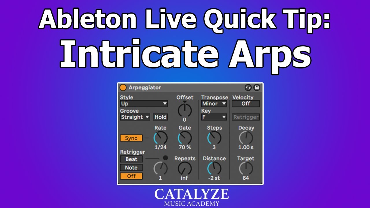 Ableton Live Quick Tip: How To Make Intricate Arpeggiations