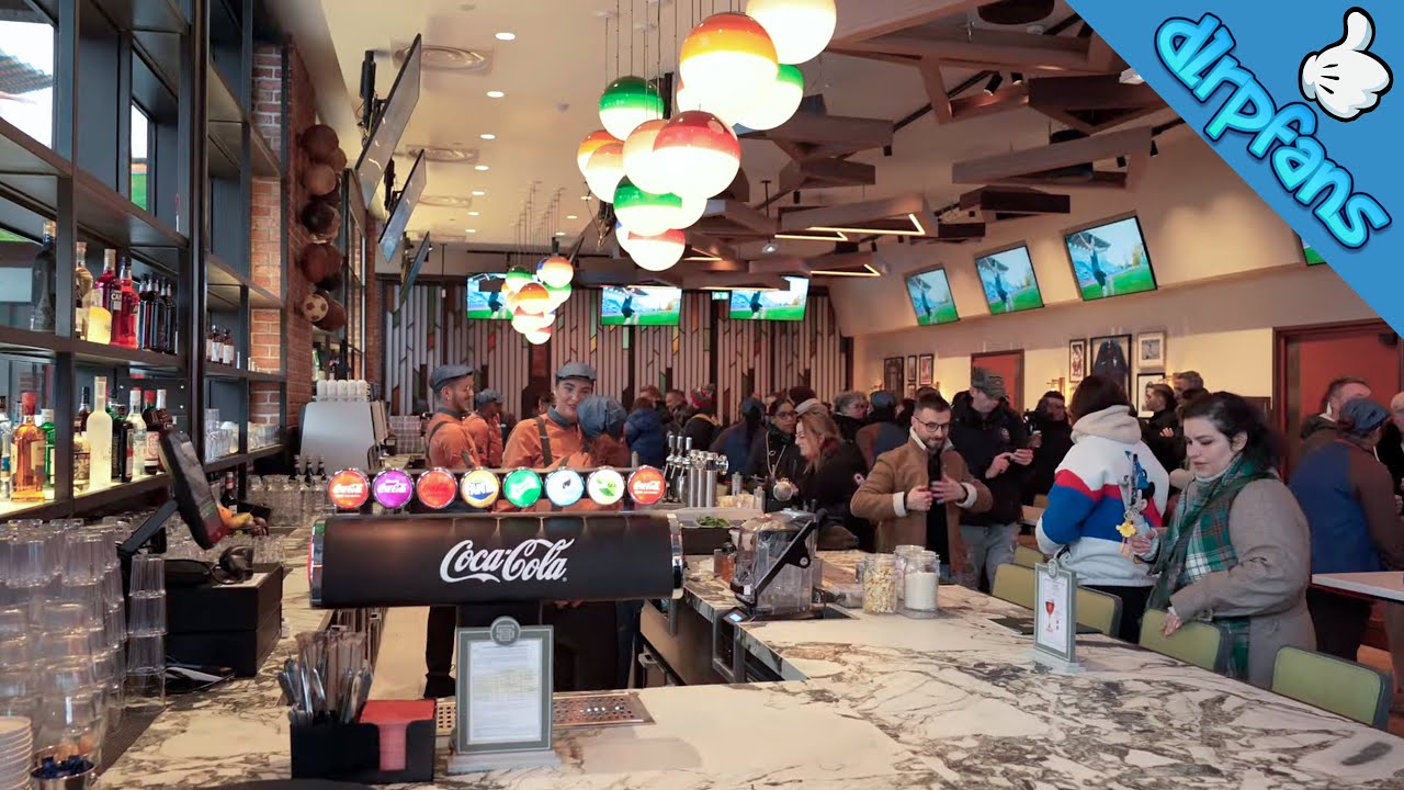 Inside the Reopened Sports Bar at Disneyland Paris