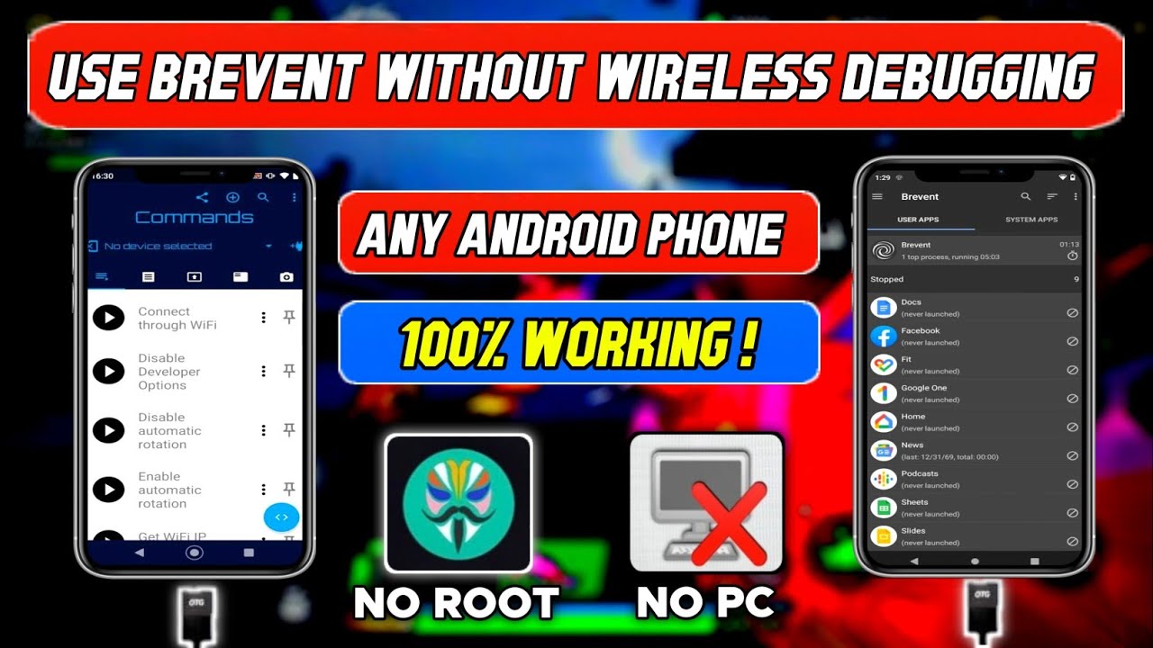 How to Use Brevent Without Wireless Debugging Option