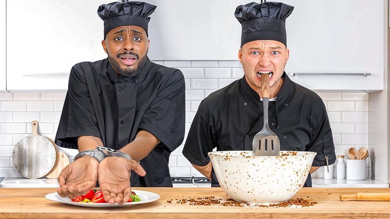 Cooking With The WRONG UTENSILS vs SHARKY