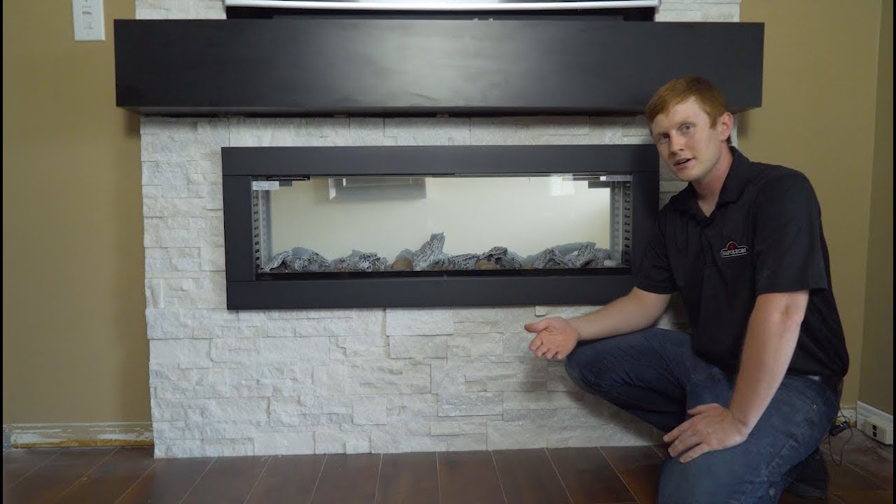 Napoleon CLEARion Electric Fireplace Installation