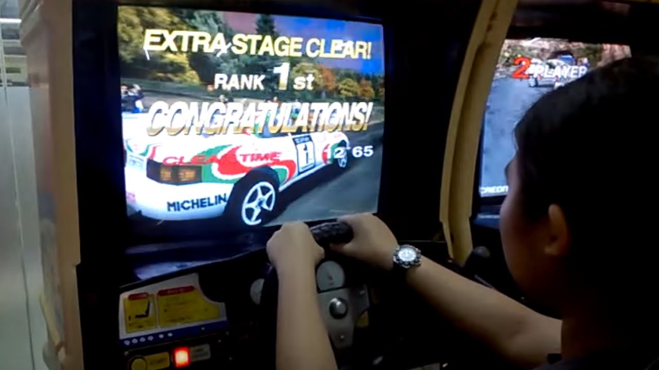Sega Rally Championship 1995 Stages 1, 2, 3 and the Extra Stage