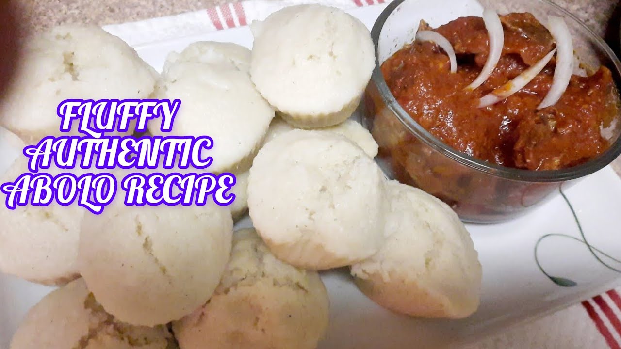 HOW  TO  PREPARE ABOLO||ABLO STEAMED RICE  Recipe|| Ewe's Delicacy food|| Ghanaian food