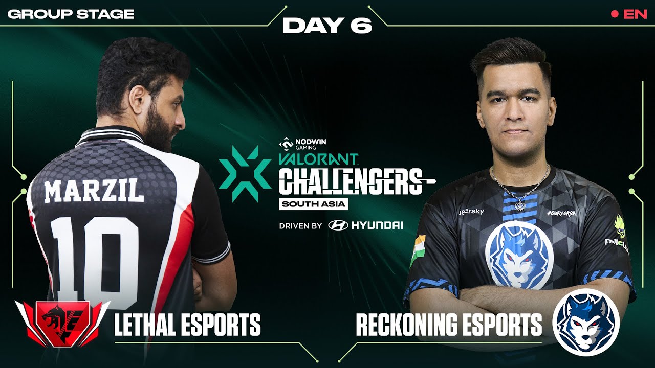 Lethal Esports vs Reckoning Esports [EN] NODWIN Valorant Challengers South Asia 🏆