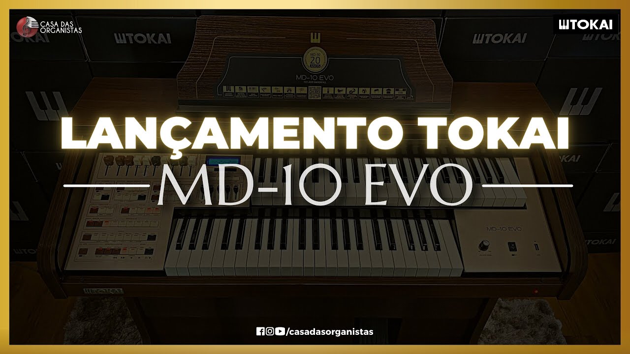 Lançamento Tokai - MD10 EVO | Confira as inovações deste novo órgão da Tokai