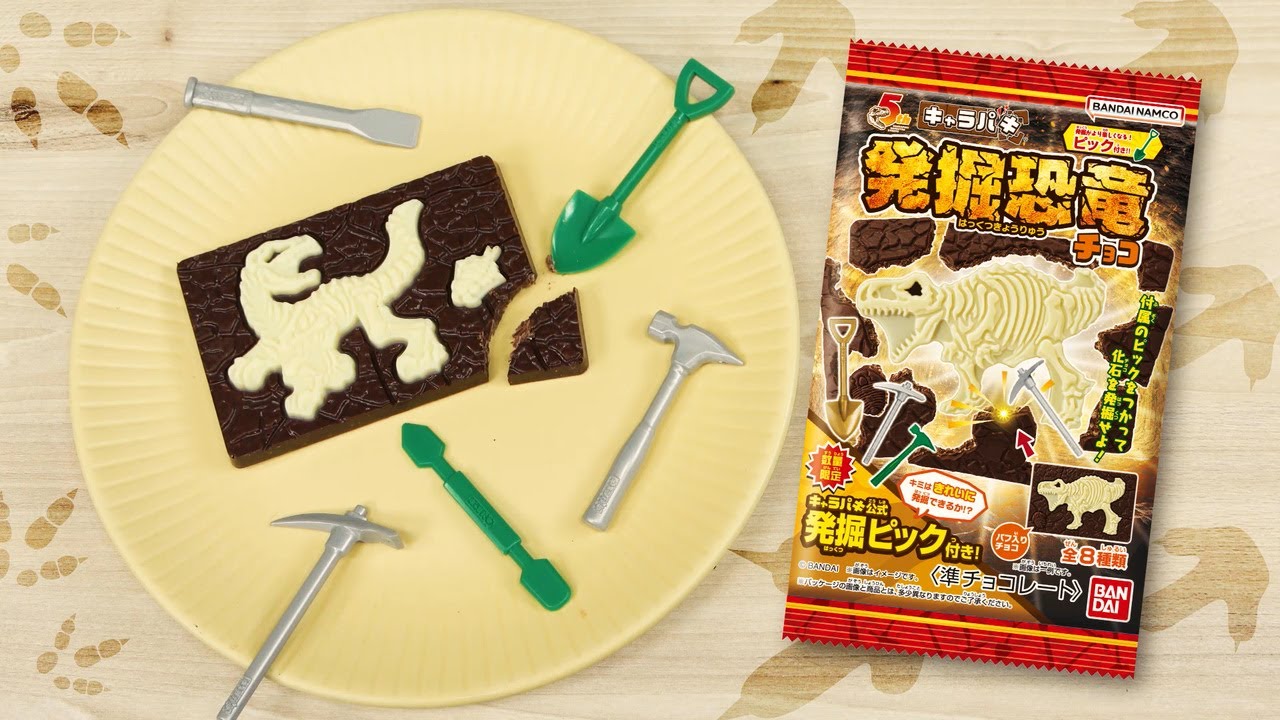 キャラパキ発掘恐竜 発掘ピックの使い方