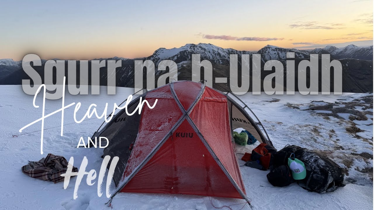 Winter wild camping on Sgùrr na h-Ulaidh in Glencoe, Scotland — what could possibly go wrong?