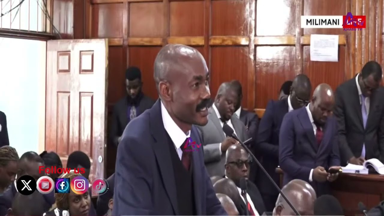 ''LET'S BE FAIR TO GACHAGUA,'' LAWYER ELISHA ONGOYA SILENCES THE COURT AS HE DEFENDS GACHAGUA!