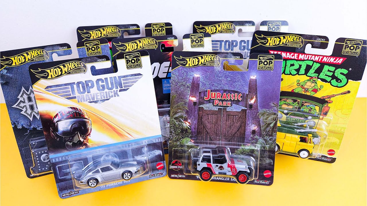 Unboxing Hot Wheels Pop Culture MIX 4 2025 Premium Case