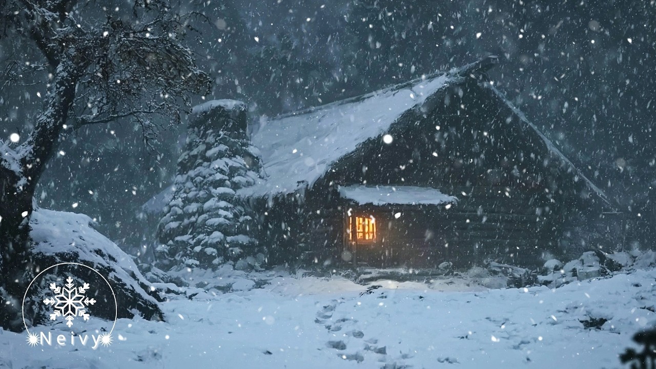 11 Hours Howling Wind & Blowing Snow - Ultimate ASMR Snowstorm for Deep Rest & Relaxation