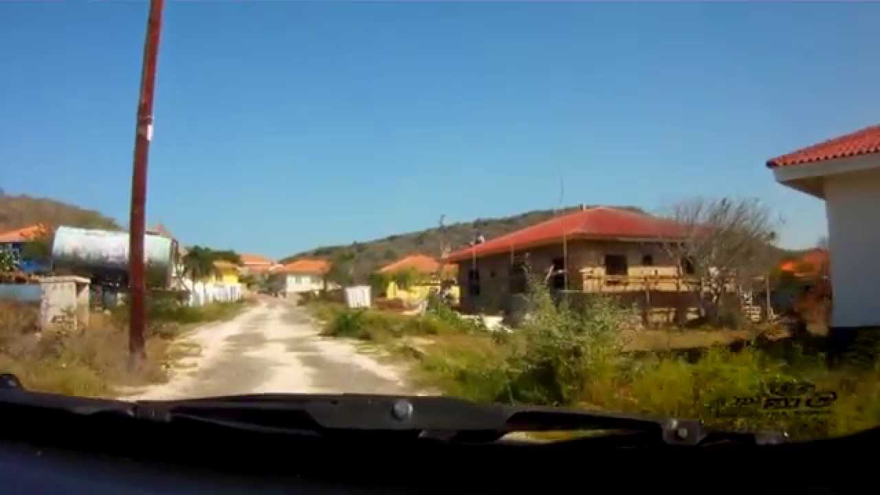 Fahrt durch den Villapark Fontein - Curacao 2014