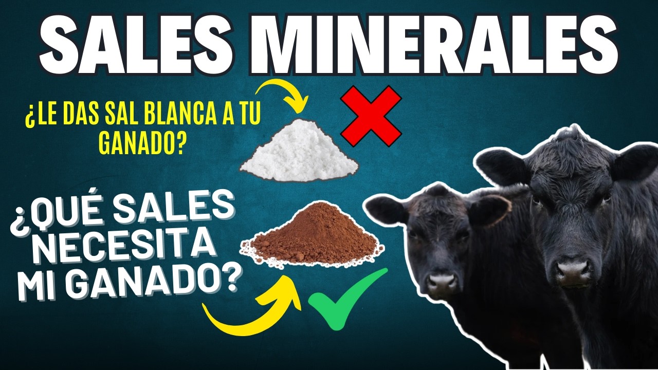 SALES MINERALES PARA GANADO: ¿USAS LAS CORRECTAS? DEJA DE USAR LA SAL DE MAR❗❗ ¿CUÁL ES MEJOR? 🐂✅
