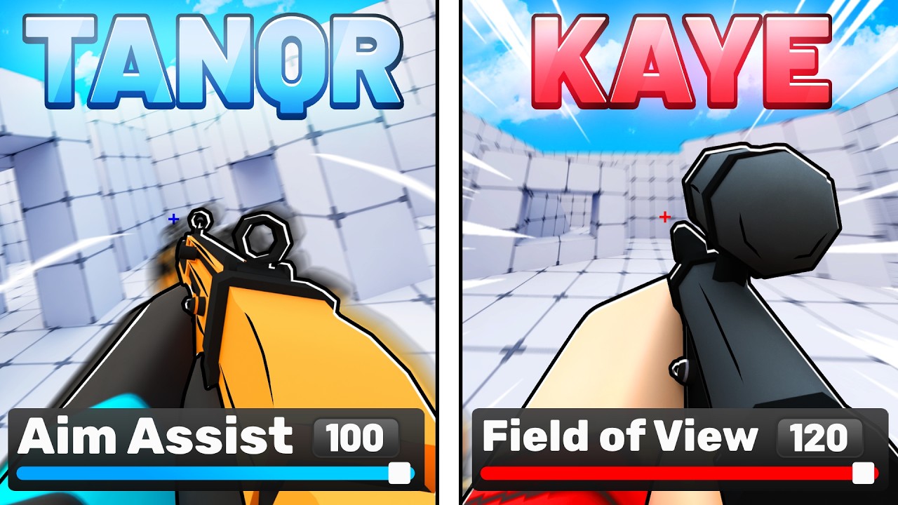 Winning With Every YOUTUBER'S SETTINGS in Roblox Rivals..