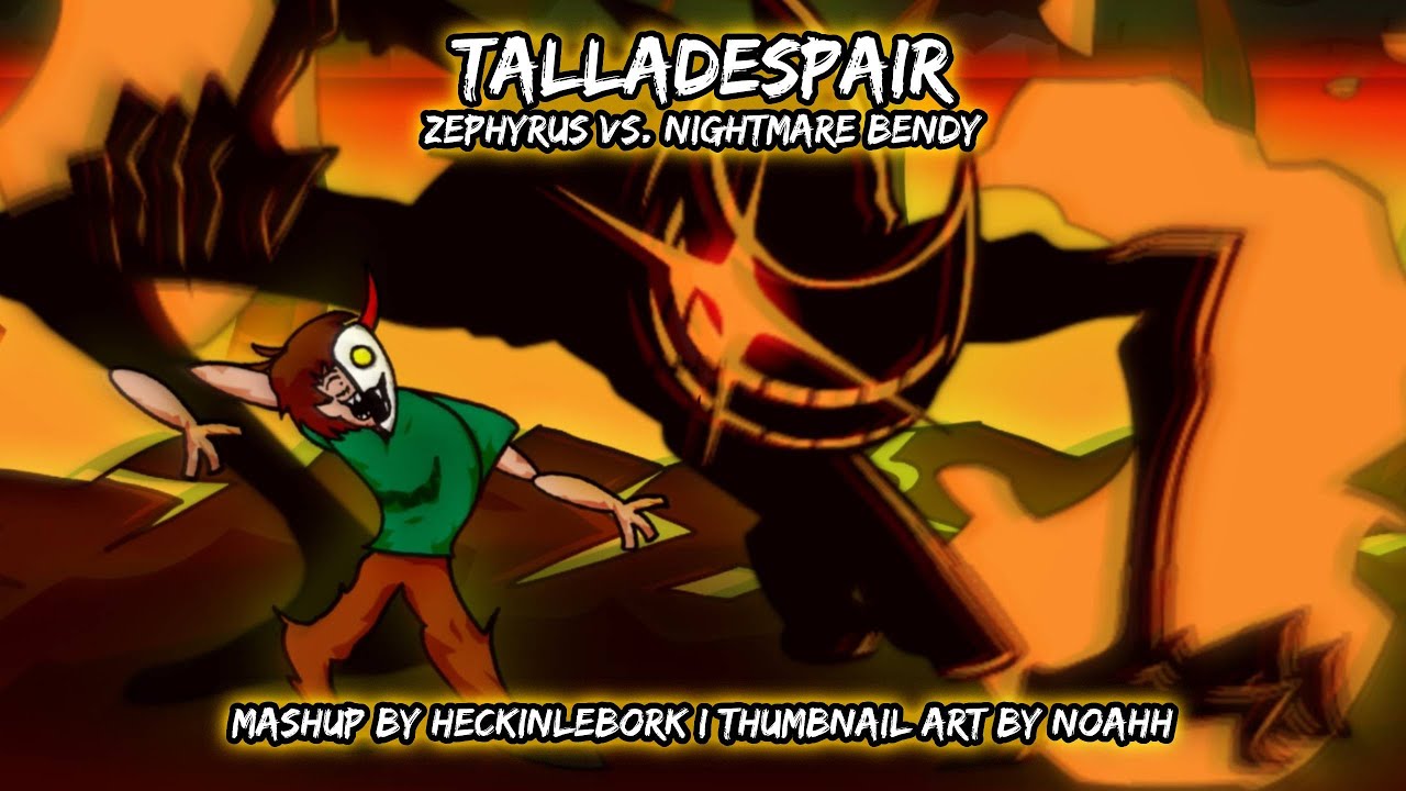 Talla-Despair [Zephyrus Shaggy vs. Nightmare Bendy] | FnF Mashup by HeckinLeBork