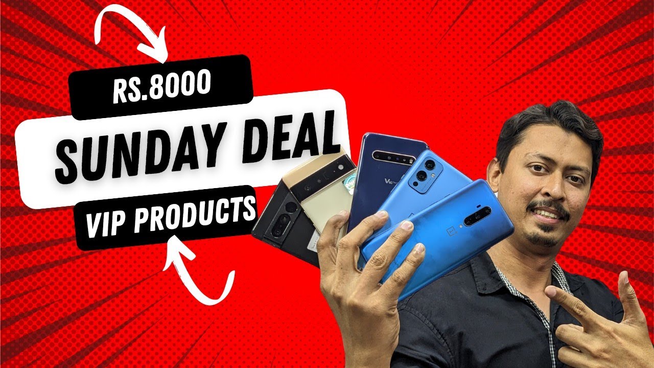 Sunday Bazar Sirf 8000 se Start Redmi Note 8  LG V60 RS.37K Arrows F51A 30k App Sony Xp5 iii 30K