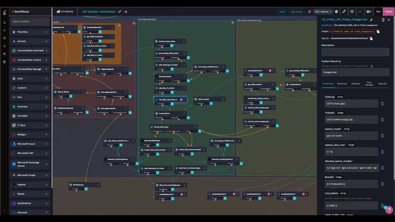 Automating LogMeIn tickets with Rewst