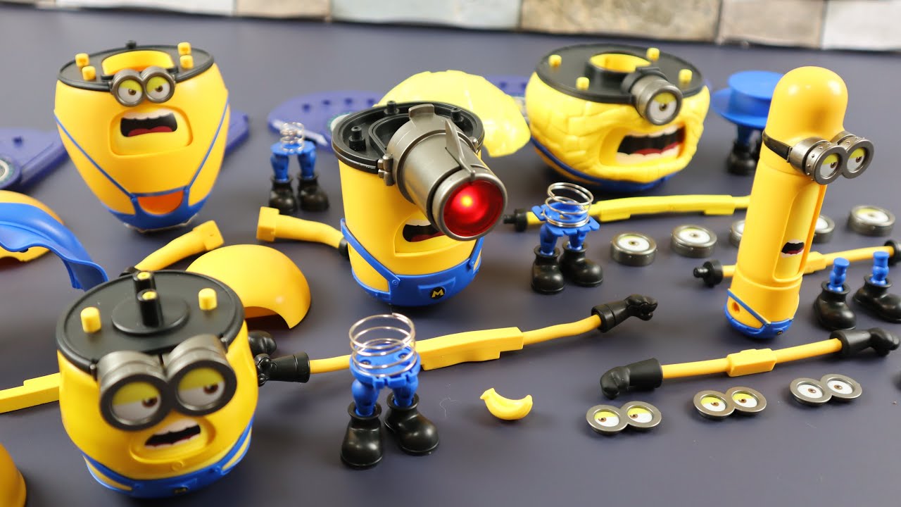 MEGA MINIONS【MODEL KIT BUILD】DESPICABLE ME4 ASMR
