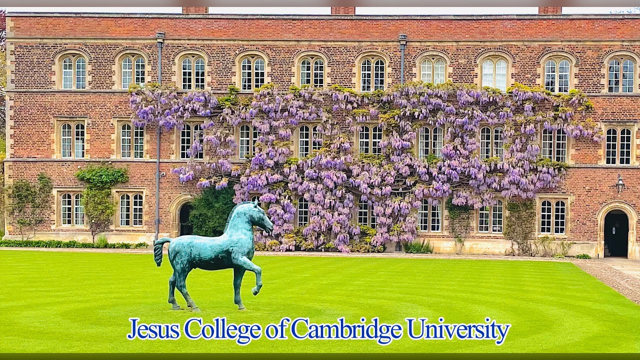Jesus College in spring 2022, the one of oldest college in Cambridge University，最老耶酥学院，美如画