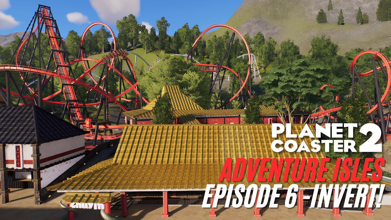 Строим перевёрнутый дом B&M в районе Китая! Играем в Planet Coaster 2 — Adventure Isles, эпизод 6