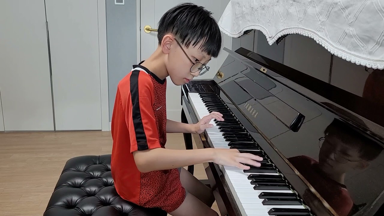 피아노 연습 체르니, 소낙비