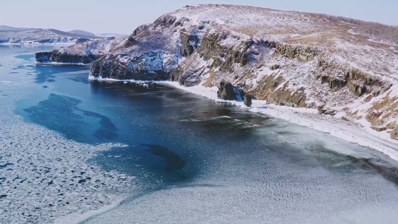 Relaxing Winter Nature in 4K ❄️ Snowy Landscapes & Soothing Music