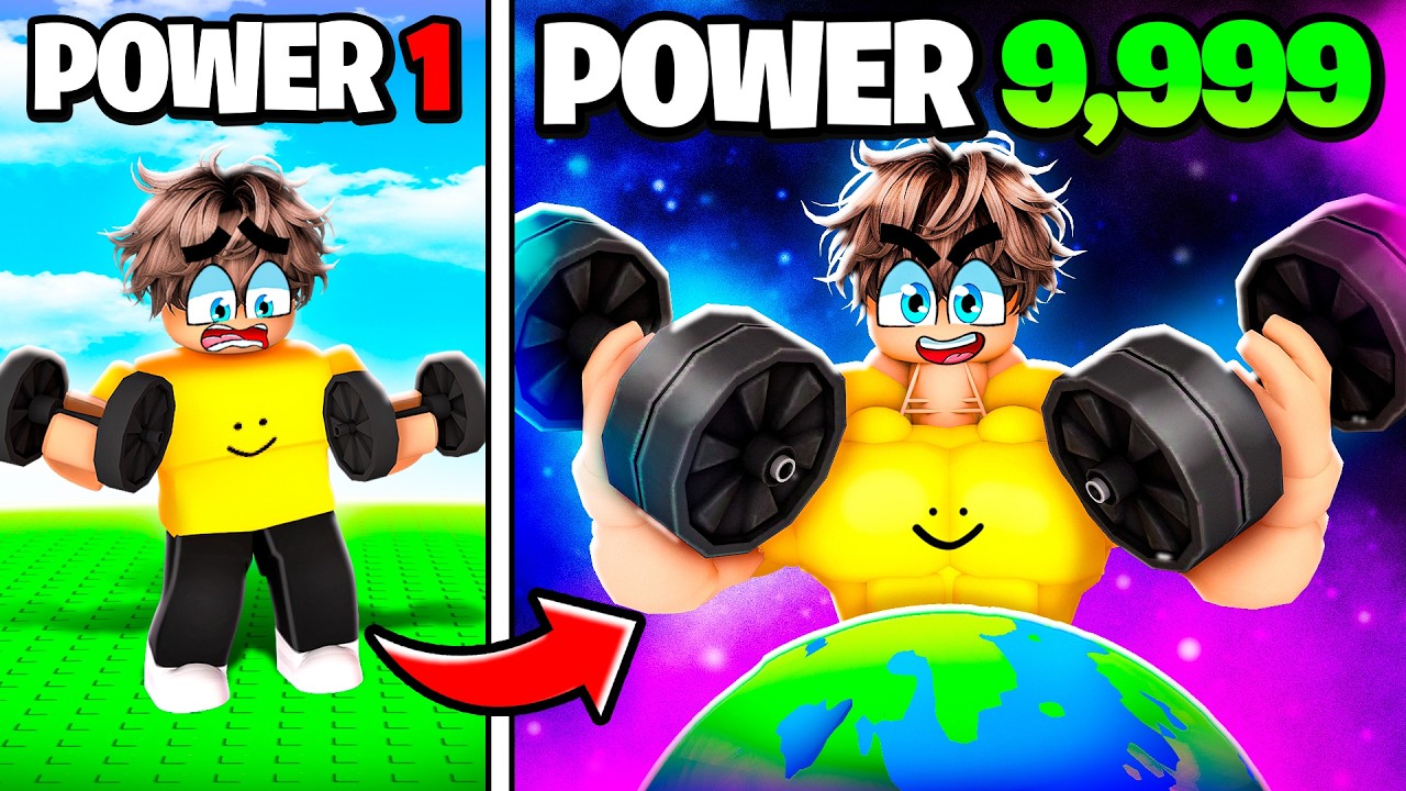 Потрать $5 032 983 Robux в WORKOUT SIMULATOR!