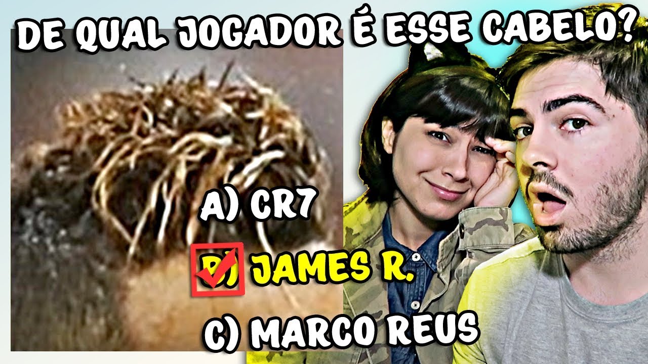 TENTE ADIVINHAR OS JOGADORES PELOS SEUS CABELOS!!!