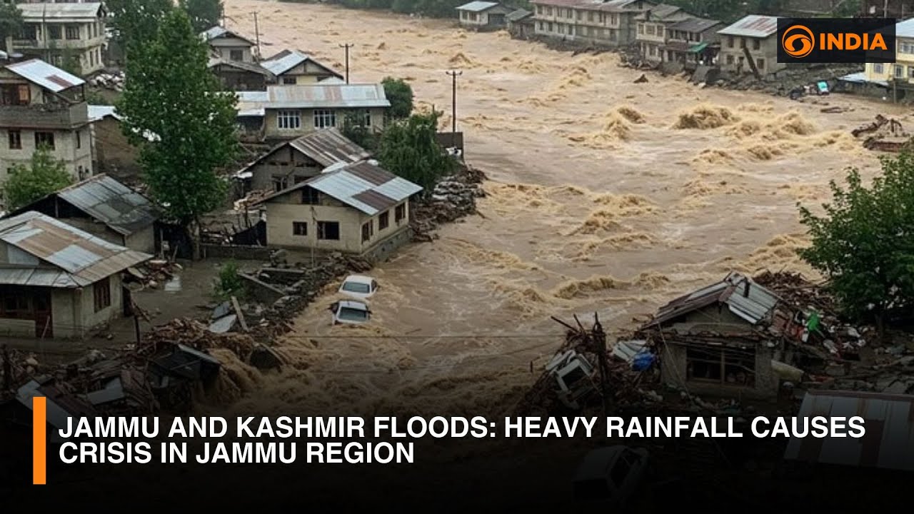 Jammu and Kashmir Floods: Heavy Rainfall Causes Crisis in Jammu Region | DD India
