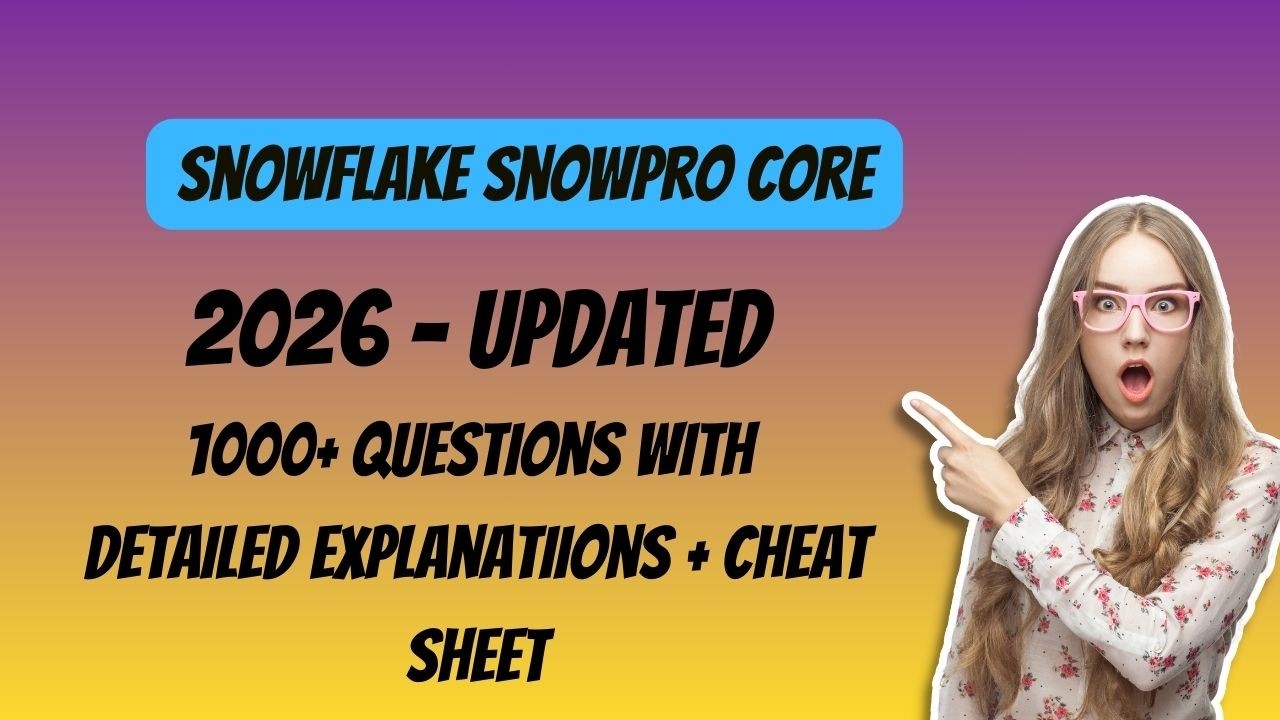 Snowflake SnowPro Core Practice Exam Tests 2026 (PDF)
