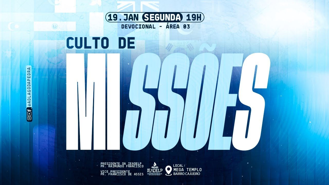 ASSEMBLEIA GERAL | CULTO DE MISSÕES