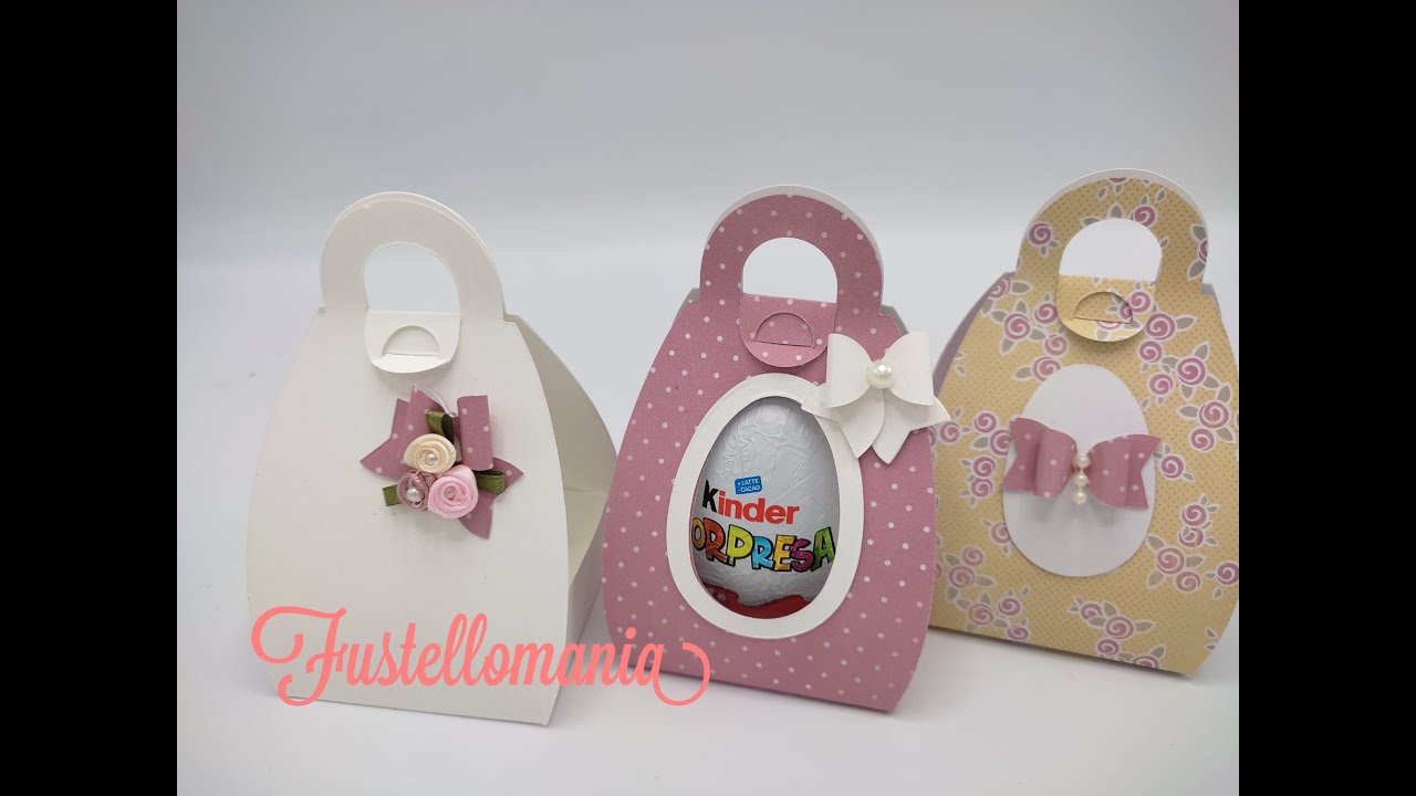 Presentazione nuova #fustella porta #confetti o porta ovetto by #Fustellomania