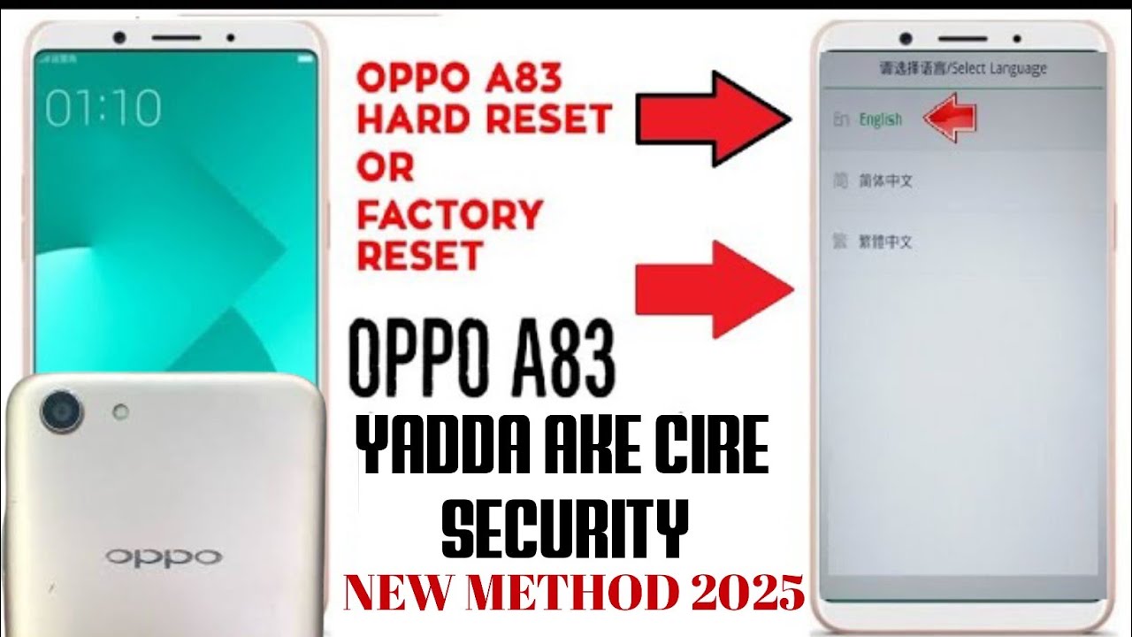 Yadda Ake Cire Security OPPO A83