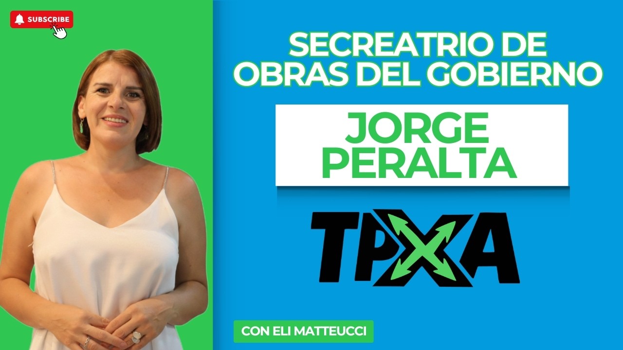 JORGE PERALTA , SEC. DE OBRAS GOBIERNO DE LA CIUDAD: